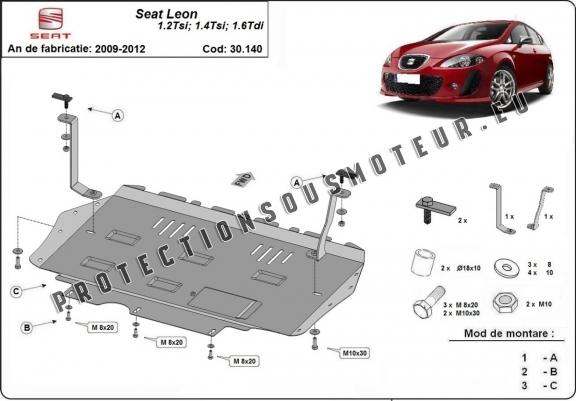 Cache Moteur Leon (2009-2012)